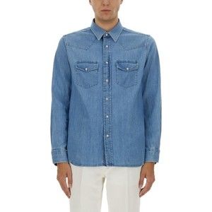 Tom Ford Classic Blue Western Shirt - NWT